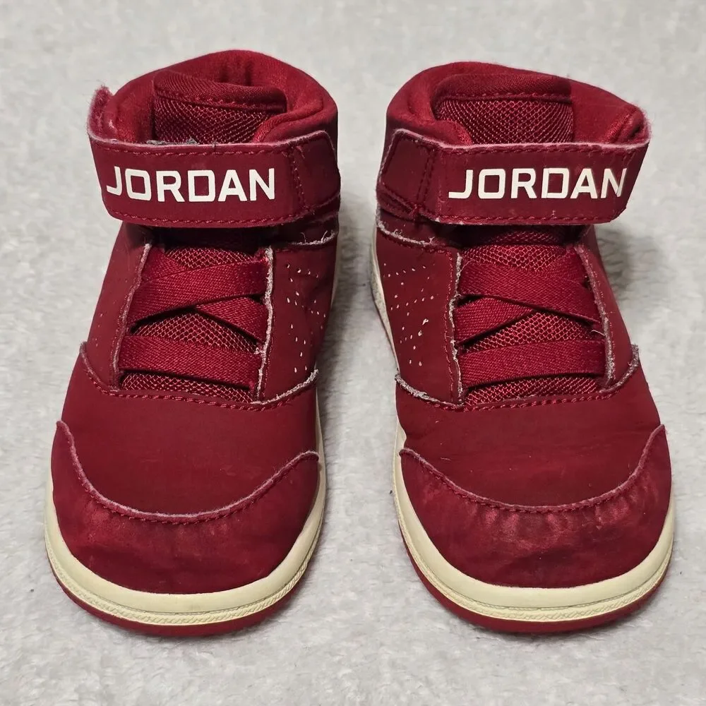 Nike Air Jordan 1 Flight 5 Toddlers Sz 6C Sneakers 881436-600 Red Shoes